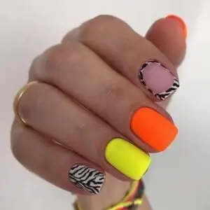 Hard gel manicure